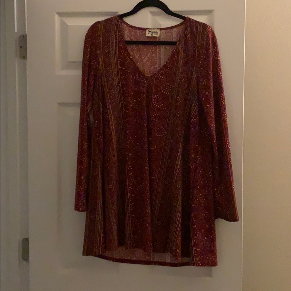Show Me Your Mumu Long Sleeve Dress